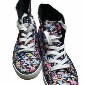 LISA FRANK Womens Sz 8 Medium Markie UNICORN Canva